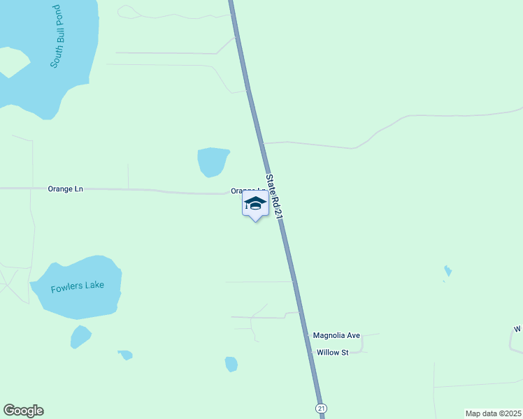 map of restaurants, bars, coffee shops, grocery stores, and more near 299 State Road 21 in Hawthorne