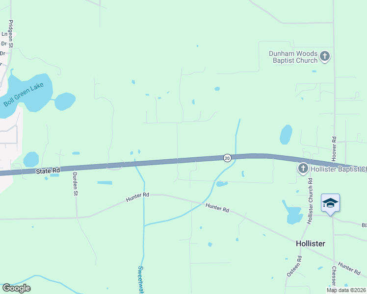 map of restaurants, bars, coffee shops, grocery stores, and more near 108 Wells Avenue in Palatka