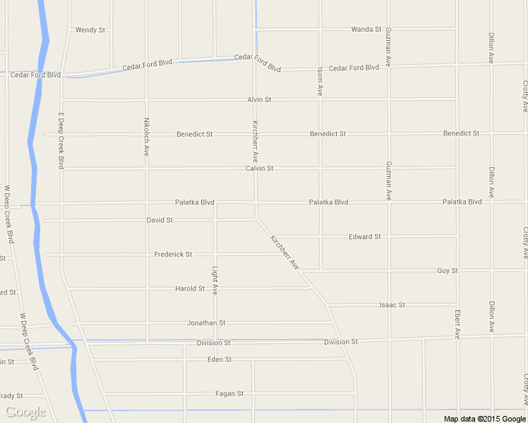 map of restaurants, bars, coffee shops, grocery stores, and more near 4405 Palatka Boulevard in Hastings