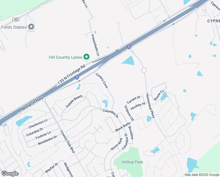 map of restaurants, bars, coffee shops, grocery stores, and more near 6050 Covers Cove in New Braunfels