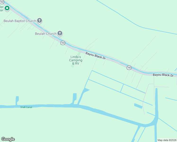 map of restaurants, bars, coffee shops, grocery stores, and more near 164 Marina Drive in Gibson