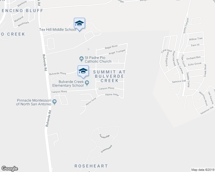 map of restaurants, bars, coffee shops, grocery stores, and more near 3931 Privet Place in San Antonio