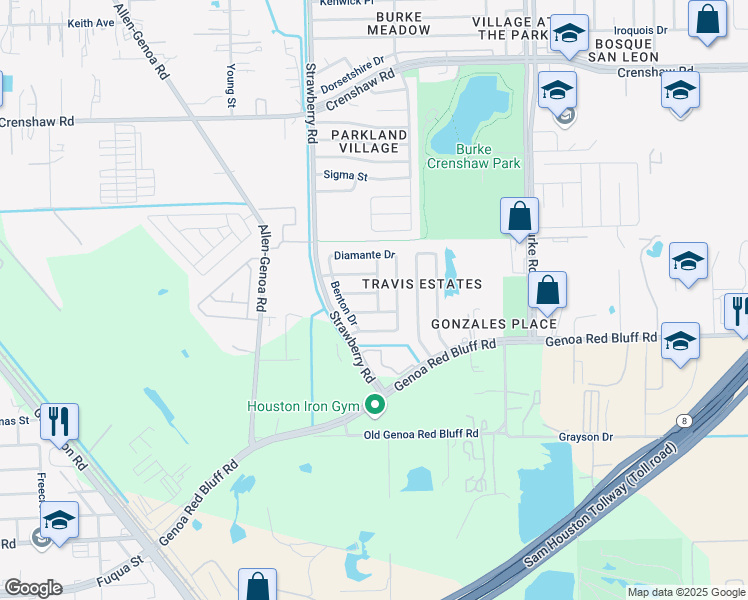 map of restaurants, bars, coffee shops, grocery stores, and more near 1326 Everbear Street in Pasadena