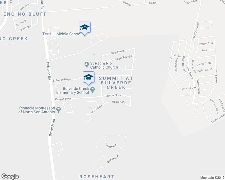 map of restaurants, bars, coffee shops, grocery stores, and more near 3931 Privet Place in San Antonio