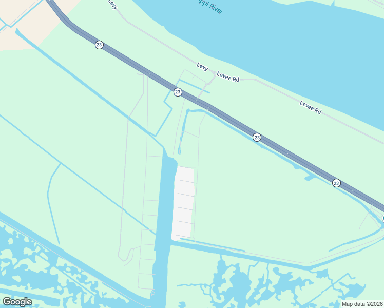 map of restaurants, bars, coffee shops, grocery stores, and more near 373 Larusite Lane in Port Sulphur