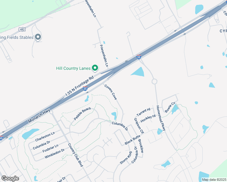 map of restaurants, bars, coffee shops, grocery stores, and more near 6017 Covers Cove in New Braunfels