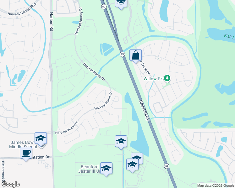 map of restaurants, bars, coffee shops, grocery stores, and more near 1 North Jester Road in Richmond