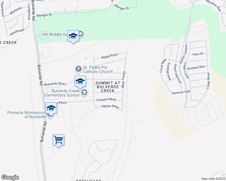 map of restaurants, bars, coffee shops, grocery stores, and more near 4019 Privet Pl in San Antonio