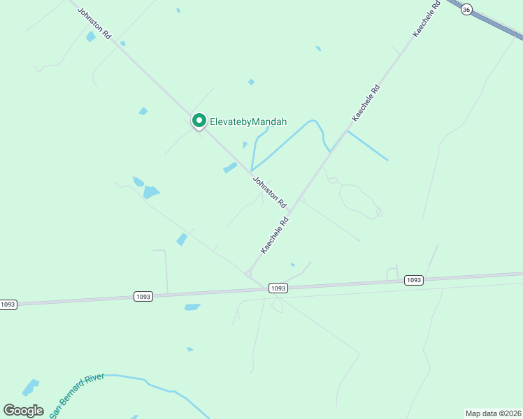 map of restaurants, bars, coffee shops, grocery stores, and more near 4231 Johnston Road in Wallis