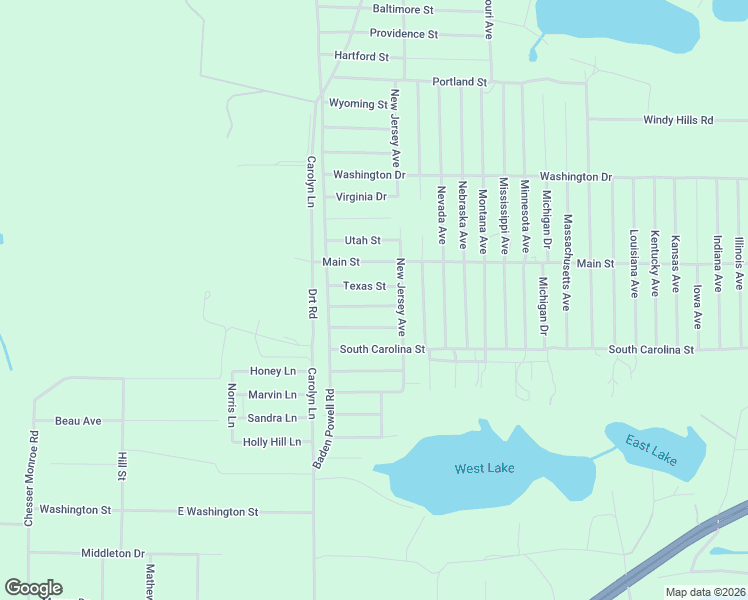 map of restaurants, bars, coffee shops, grocery stores, and more near 103 Tennessee Street in Hawthorne