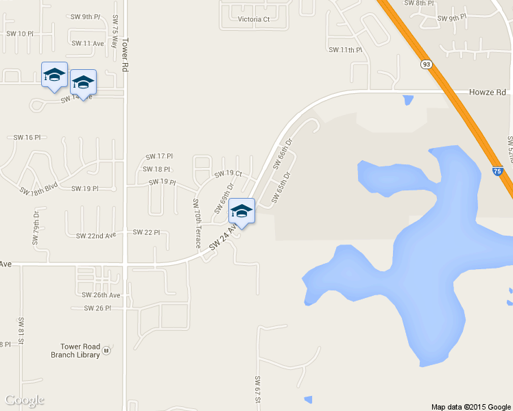 map of restaurants, bars, coffee shops, grocery stores, and more near 2002 Southwest 66th Drive in Gainesville
