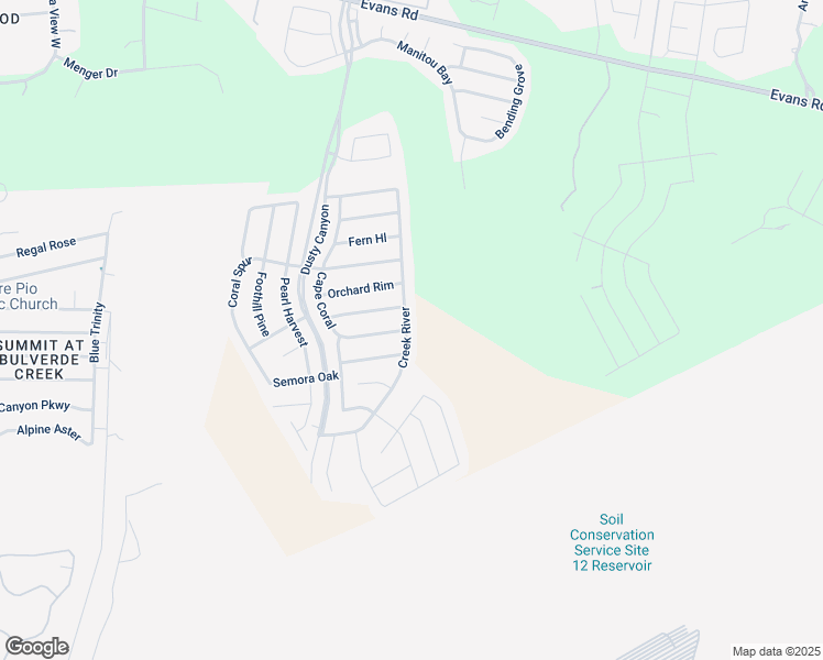 map of restaurants, bars, coffee shops, grocery stores, and more near 20802 Creek River in San Antonio