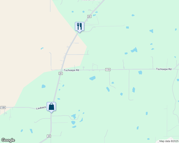 map of restaurants, bars, coffee shops, grocery stores, and more near 4400 Tschoepe Road in Seguin