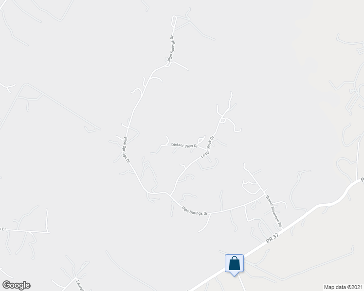 map of restaurants, bars, coffee shops, grocery stores, and more near Distant View Drive in Lakehills