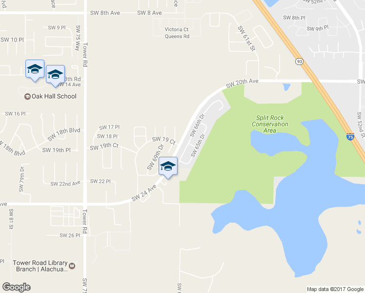 map of restaurants, bars, coffee shops, grocery stores, and more near 2071 SW 66th Dr in Gainesville