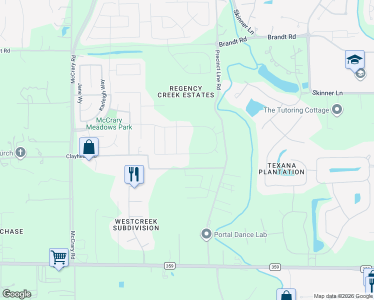 map of restaurants, bars, coffee shops, grocery stores, and more near 3318 Marlene Meadow Way in Richmond