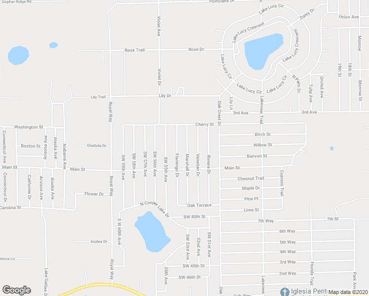 map of restaurants, bars, coffee shops, grocery stores, and more near 223 Marshall Drive in Interlachen