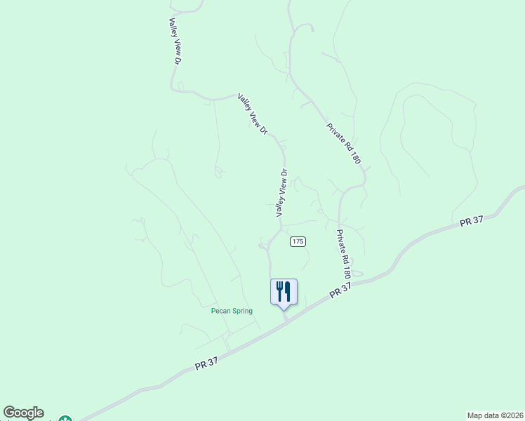 map of restaurants, bars, coffee shops, grocery stores, and more near 17520 County Road 176 in Helotes