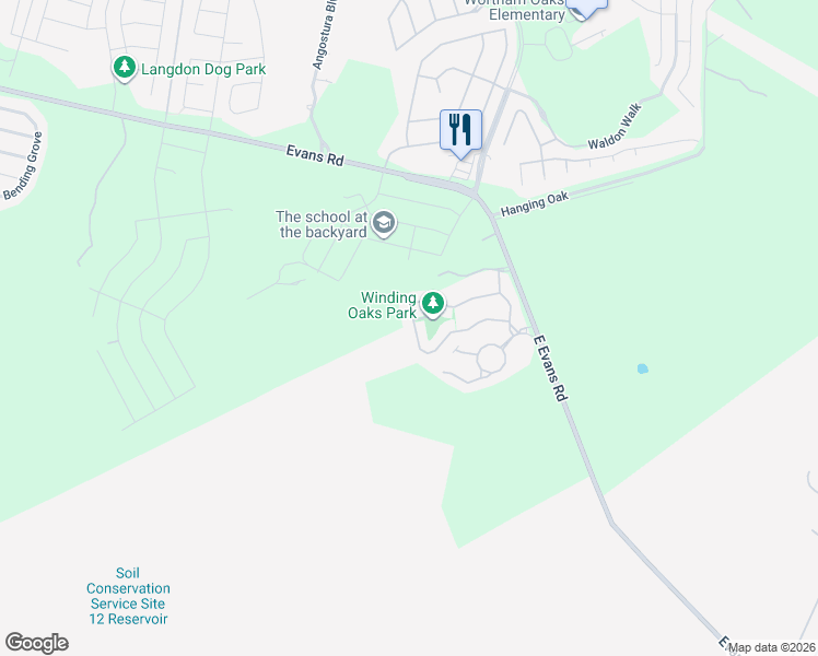 map of restaurants, bars, coffee shops, grocery stores, and more near 5606 Pin Point in San Antonio