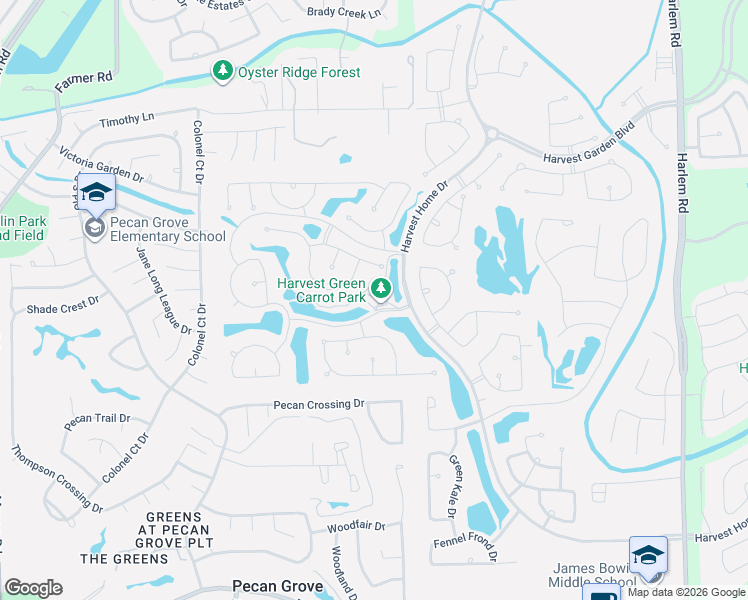 map of restaurants, bars, coffee shops, grocery stores, and more near 1203 Malea Daisy Lane in Richmond