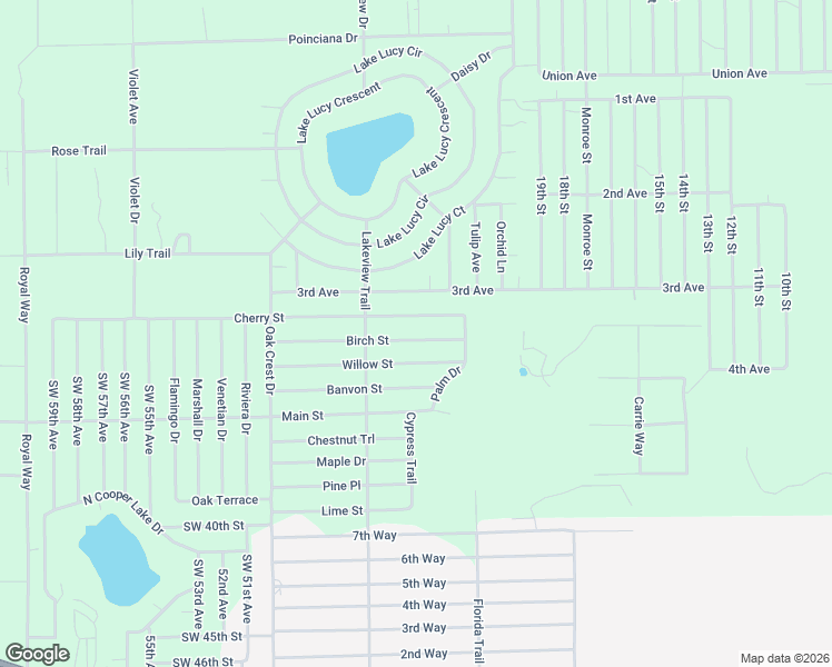 map of restaurants, bars, coffee shops, grocery stores, and more near 226 Birch Street in Interlachen
