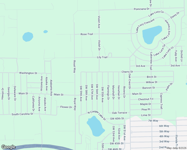 map of restaurants, bars, coffee shops, grocery stores, and more near 246 Southwest 57th Avenue in Interlachen