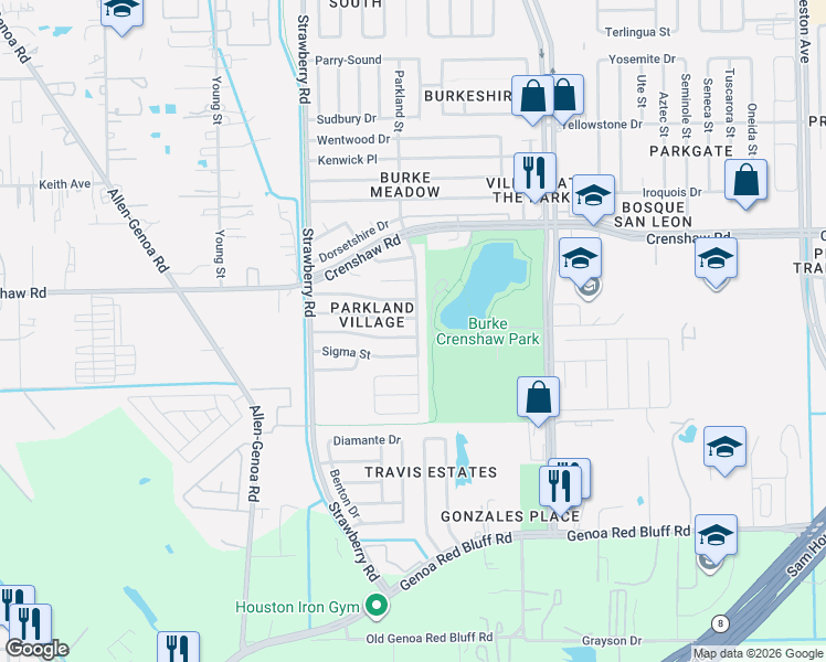 map of restaurants, bars, coffee shops, grocery stores, and more near 1418 Kappa Street in Pasadena