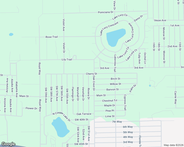map of restaurants, bars, coffee shops, grocery stores, and more near 100 Birch Street in Interlachen