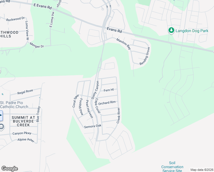 map of restaurants, bars, coffee shops, grocery stores, and more near 4514 Willow Tree in San Antonio