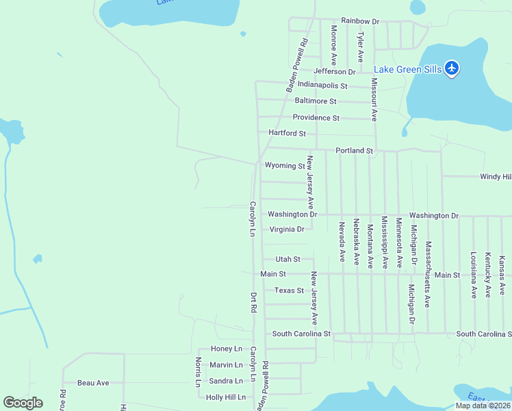map of restaurants, bars, coffee shops, grocery stores, and more near 503 Baden Powell Road in Hawthorne