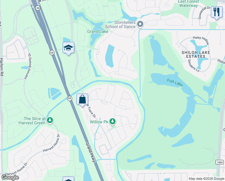 map of restaurants, bars, coffee shops, grocery stores, and more near 12006 Balgowan Lane in Richmond