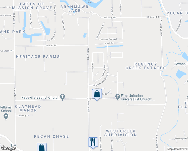 map of restaurants, bars, coffee shops, grocery stores, and more near 3723 Potts Court in Richmond