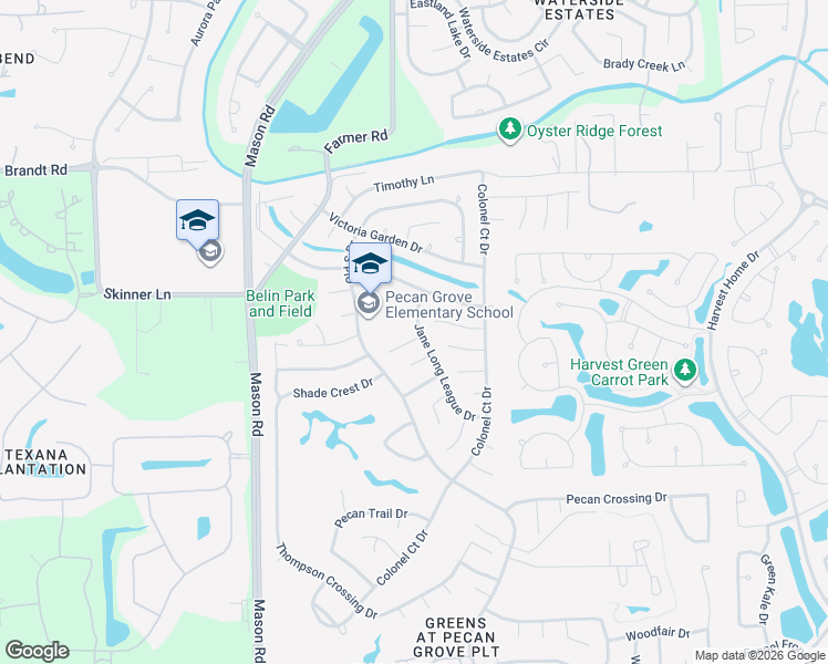 map of restaurants, bars, coffee shops, grocery stores, and more near 2002 Stetson Place Court in Richmond