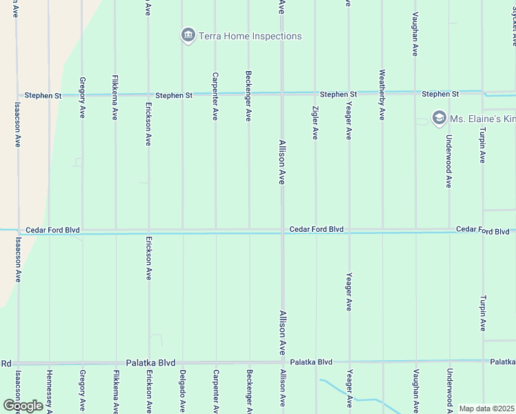 map of restaurants, bars, coffee shops, grocery stores, and more near 5230 Cedar Ford Boulevard in Hastings