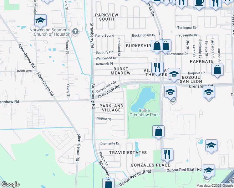 map of restaurants, bars, coffee shops, grocery stores, and more near 1435 Mars Drive in Pasadena