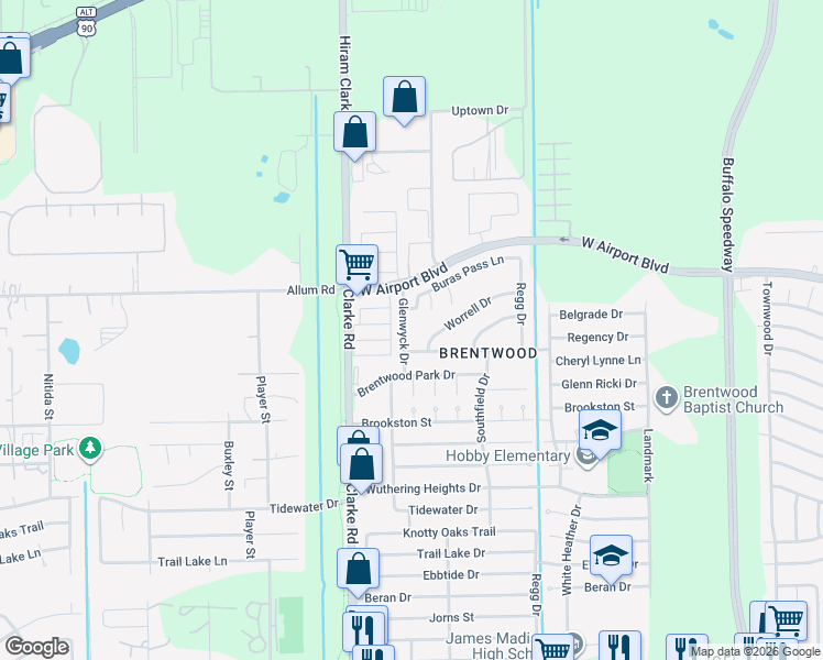 map of restaurants, bars, coffee shops, grocery stores, and more near 12814 Maybank Shores Court in Houston