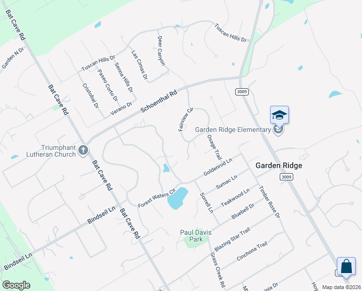 map of restaurants, bars, coffee shops, grocery stores, and more near 21521 Fairview Circle in San Antonio