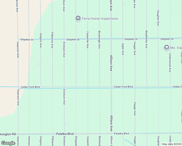 map of restaurants, bars, coffee shops, grocery stores, and more near 10330 Carpenter Avenue in Hastings