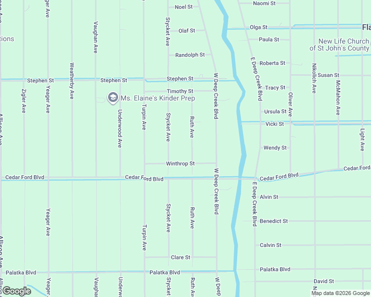 map of restaurants, bars, coffee shops, grocery stores, and more near 10335 Ruth Avenue in Hastings