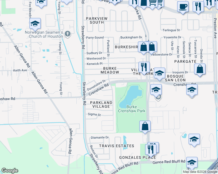 map of restaurants, bars, coffee shops, grocery stores, and more near 1435 Mars Drive in Pasadena