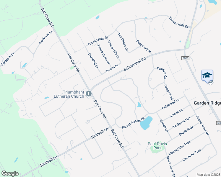 map of restaurants, bars, coffee shops, grocery stores, and more near 21460 Water Wood Drive in Garden Ridge