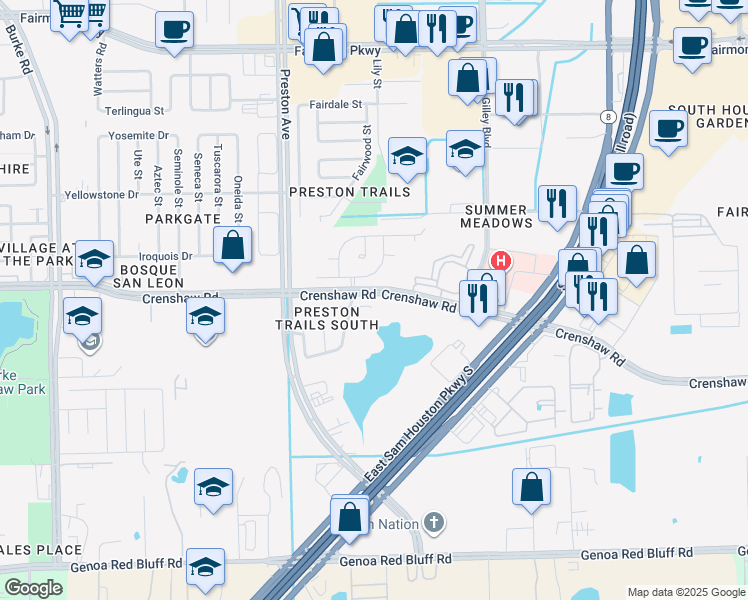 map of restaurants, bars, coffee shops, grocery stores, and more near 4923 Aspen Drive in Pasadena