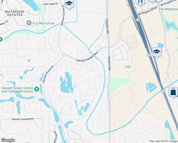 map of restaurants, bars, coffee shops, grocery stores, and more near 739 Fig Leaf Lane in Richmond
