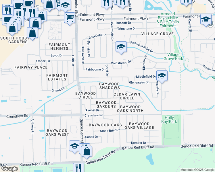 map of restaurants, bars, coffee shops, grocery stores, and more near 4707 Pine Valley Street in Pasadena