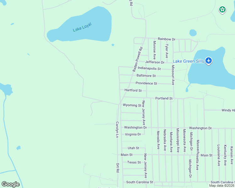 map of restaurants, bars, coffee shops, grocery stores, and more near 121 New York Avenue in Hawthorne