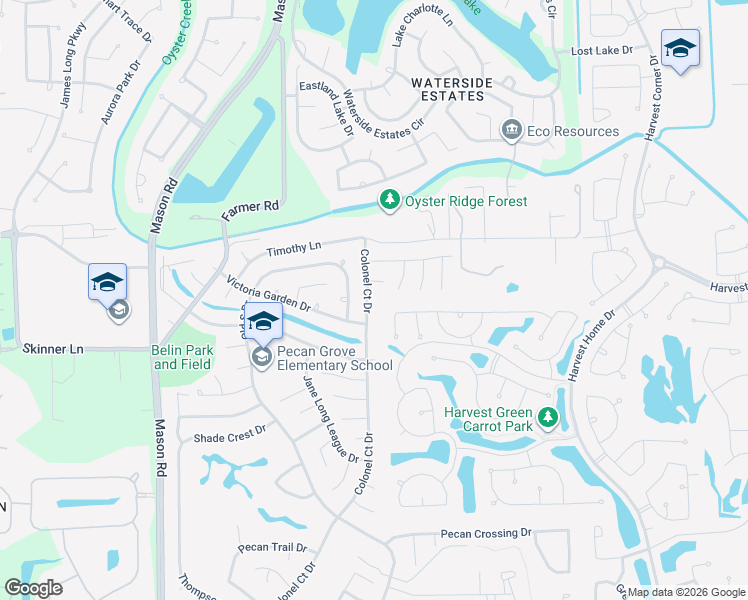 map of restaurants, bars, coffee shops, grocery stores, and more near 3318 Colonel Court Drive in Richmond