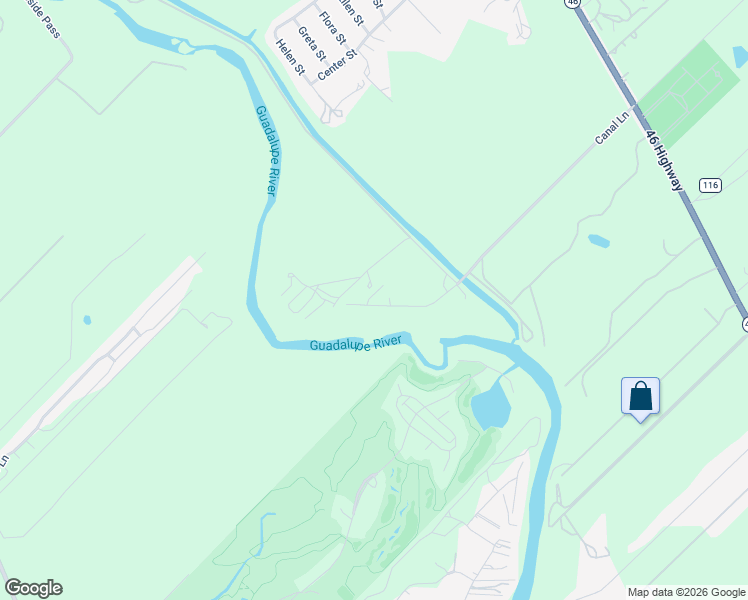 map of restaurants, bars, coffee shops, grocery stores, and more near 585 Canal Lane in New Braunfels