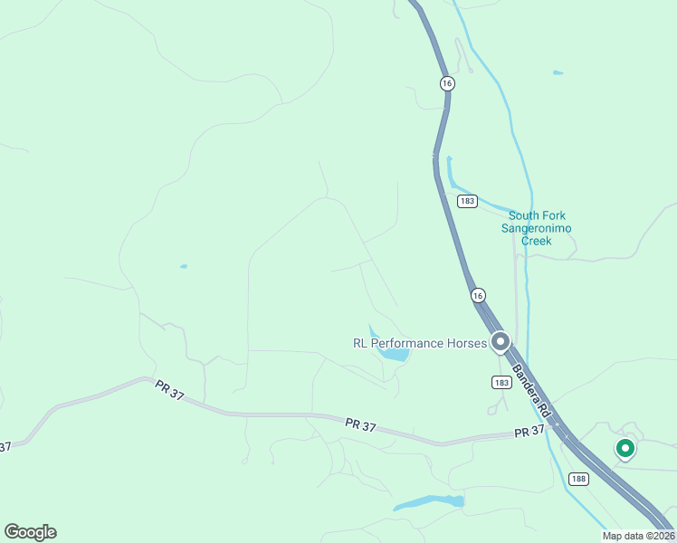 map of restaurants, bars, coffee shops, grocery stores, and more near South State Highway 16 in Helotes