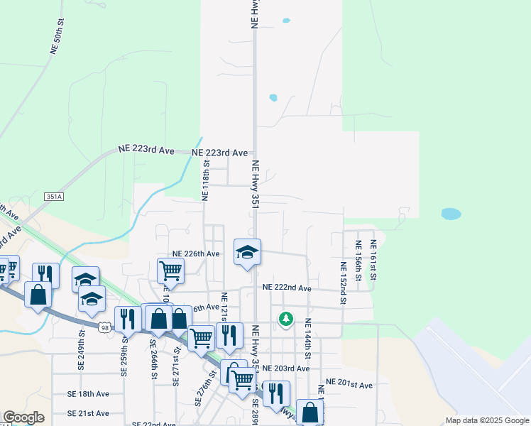 map of restaurants, bars, coffee shops, grocery stores, and more near Beckham Avenue in Cross City