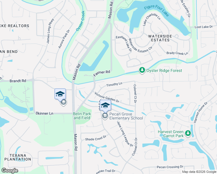 map of restaurants, bars, coffee shops, grocery stores, and more near 3502 Timothy Lane in Richmond